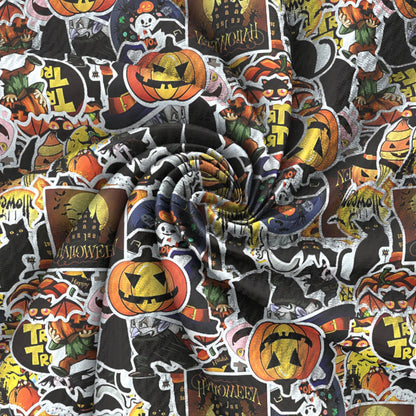 50*145cm Halloween Patchwork Movie Polyester Cotton Fabric for Tissue Sewing Quilting Fabrics Needlework Material DIY Curtain