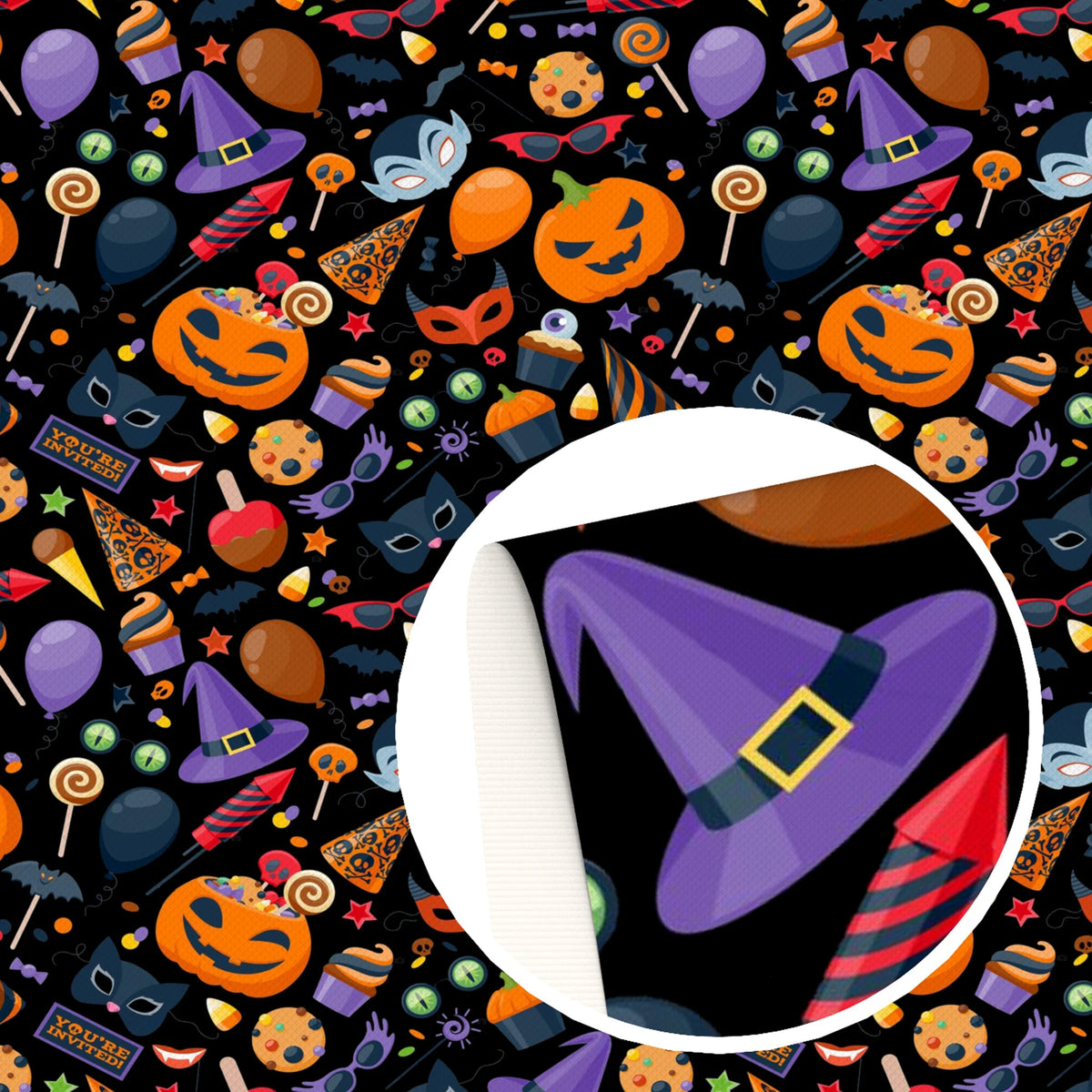 50*145cm Halloween Patchwork Movie Polyester Cotton Fabric for Tissue Sewing Quilting Fabrics Needlework Material DIY Curtain