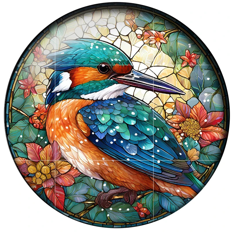 Watercolor Flowers Birds Art Paintings 24pcs Mix 12mm/20mm/25mm Round Photo Glass Cabochon Demo Flat Back Making Findings H151