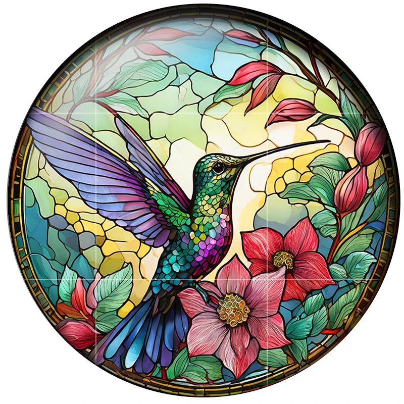 Watercolor Flowers Birds Art Paintings 24pcs Mix 12mm/20mm/25mm Round Photo Glass Cabochon Demo Flat Back Making Findings H151