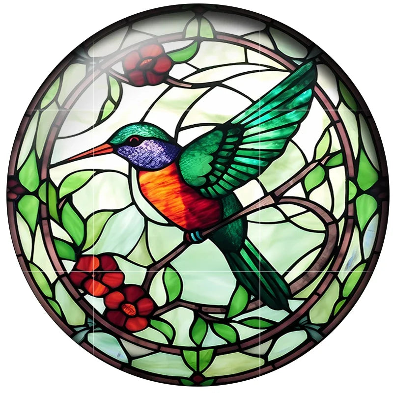 24 Style Fashion Bird Art Paintings 24pcs/lot 12mm/18mm/20mm/25mm Round Photo Glass Cabochon Demo Flat Back Making Findings H334