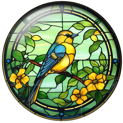 24 Style Fashion Bird Art Paintings 24pcs/lot 12mm/18mm/20mm/25mm Round Photo Glass Cabochon Demo Flat Back Making Findings H334