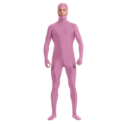 New Full Body Zentai Suit Costume For Halloween Men Second Skin Tight Suits Spandex Nylon Bodysuit Cosplay Costumes