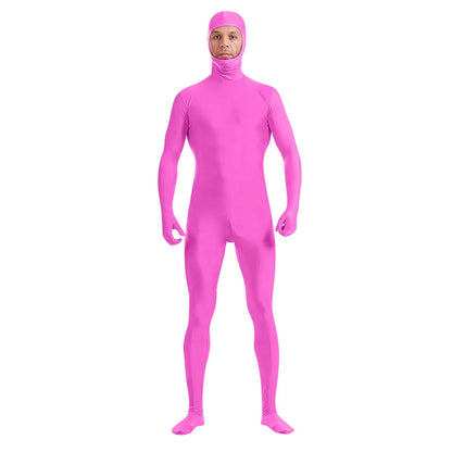 New Full Body Zentai Suit Costume For Halloween Men Second Skin Tight Suits Spandex Nylon Bodysuit Cosplay Costumes