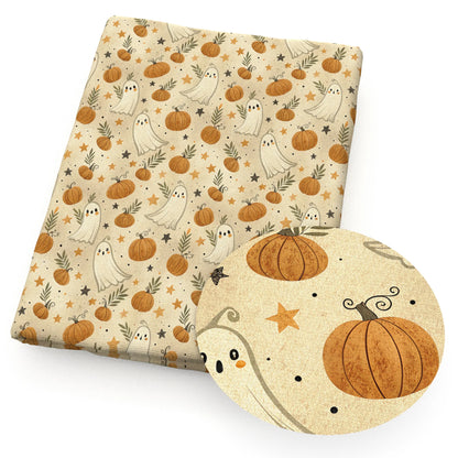 50*145cm Bat Pumpkin Halloween Polyester Cotton Fabric for Tissue Sewing Quilting Fabrics Needlework Material DIY Handmade