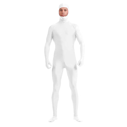 New Full Body Zentai Suit Costume For Halloween Men Second Skin Tight Suits Spandex Nylon Bodysuit Cosplay Costumes