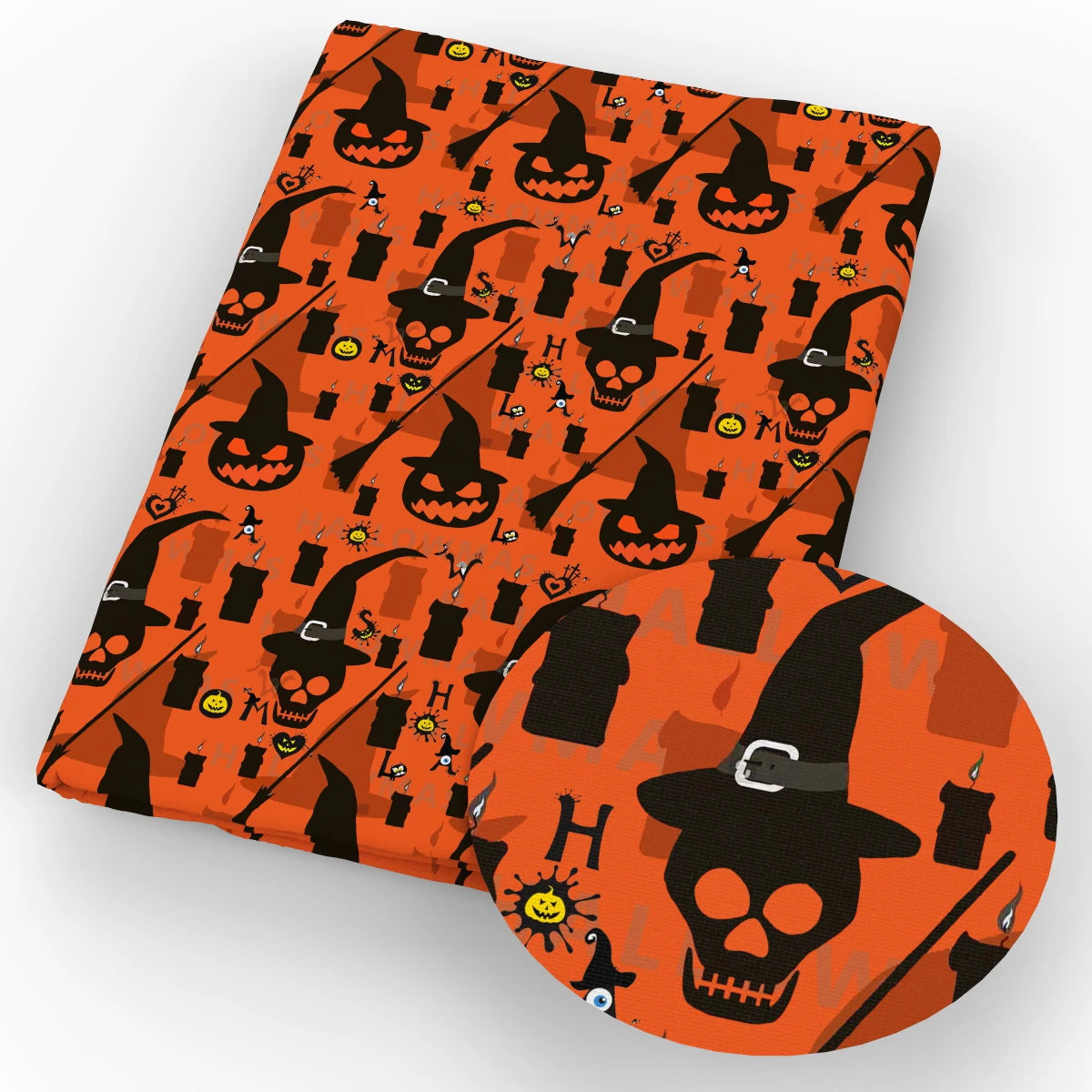 50*145cm Halloween Patchwork Movie Polyester Cotton Fabric for Tissue Sewing Quilting Fabrics Needlework Material DIY Curtain