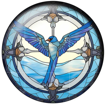 24 Style Fashion Bird Art Paintings 24pcs/lot 12mm/18mm/20mm/25mm Round Photo Glass Cabochon Demo Flat Back Making Findings H334
