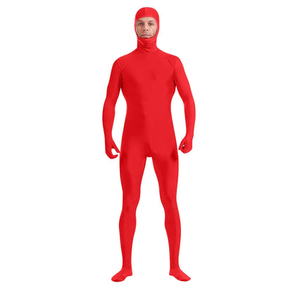 New Full Body Zentai Suit Costume For Halloween Men Second Skin Tight Suits Spandex Nylon Bodysuit Cosplay Costumes