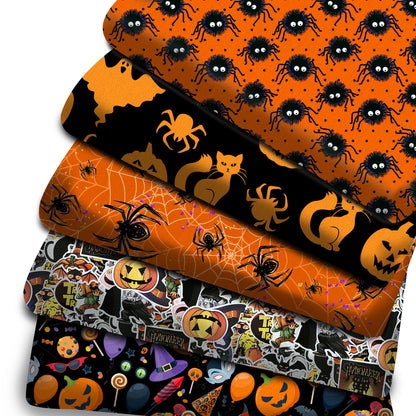 50*145cm Halloween Patchwork Movie Polyester Cotton Fabric for Tissue Sewing Quilting Fabrics Needlework Material DIY Curtain