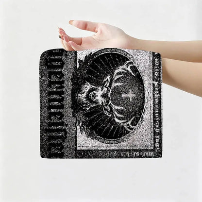 J-Jagermeister Anime Hanging Style Hand Wiping Towel, Polyester Cotton, Anti-fade for Indoor Kitchen Living Room