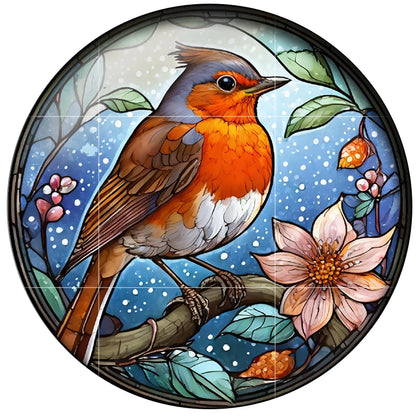 Watercolor Flowers Birds Art Paintings 24pcs Mix 12mm/20mm/25mm Round Photo Glass Cabochon Demo Flat Back Making Findings H151