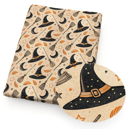 50*145cm Bat Pumpkin Halloween Polyester Cotton Fabric for Tissue Sewing Quilting Fabrics Needlework Material DIY Handmade