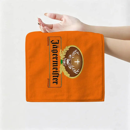 J-Jagermeister Anime Hanging Style Hand Wiping Towel, Polyester Cotton, Anti-fade for Indoor Kitchen Living Room