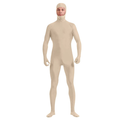 New Full Body Zentai Suit Costume For Halloween Men Second Skin Tight Suits Spandex Nylon Bodysuit Cosplay Costumes