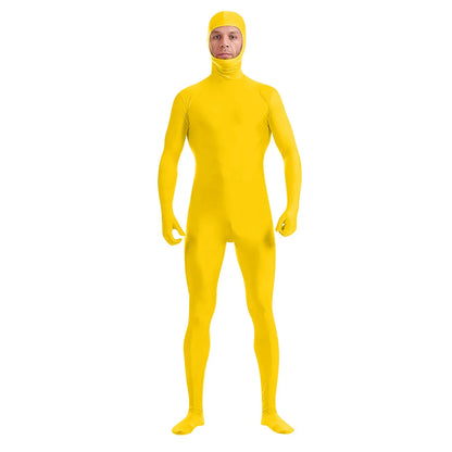 New Full Body Zentai Suit Costume For Halloween Men Second Skin Tight Suits Spandex Nylon Bodysuit Cosplay Costumes