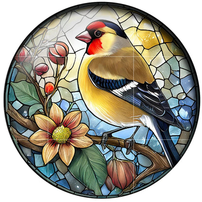 Watercolor Flowers Birds Art Paintings 24pcs Mix 12mm/20mm/25mm Round Photo Glass Cabochon Demo Flat Back Making Findings H151