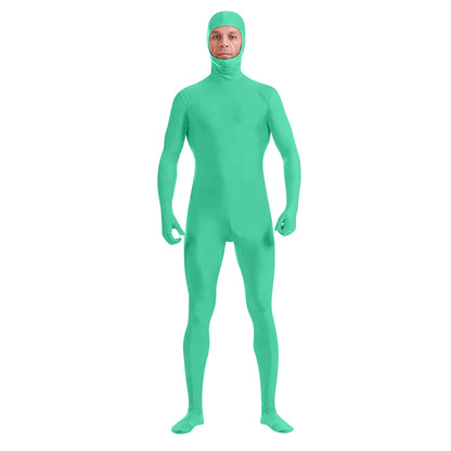 New Full Body Zentai Suit Costume For Halloween Men Second Skin Tight Suits Spandex Nylon Bodysuit Cosplay Costumes
