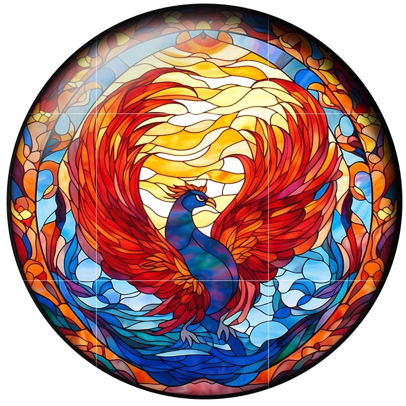 24 Style Fashion Bird Art Paintings 24pcs/lot 12mm/18mm/20mm/25mm Round Photo Glass Cabochon Demo Flat Back Making Findings H334