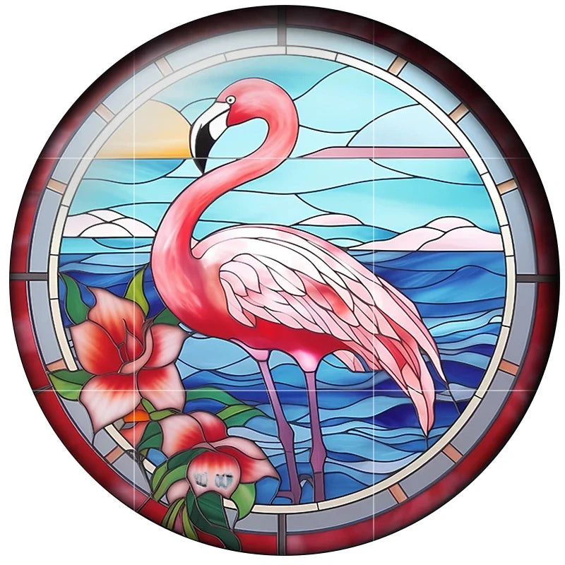 24 Style Fashion Bird Art Paintings 24pcs/lot 12mm/18mm/20mm/25mm Round Photo Glass Cabochon Demo Flat Back Making Findings H334