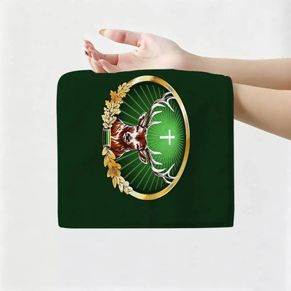 J-Jagermeister Anime Hanging Style Hand Wiping Towel, Polyester Cotton, Anti-fade for Indoor Kitchen Living Room