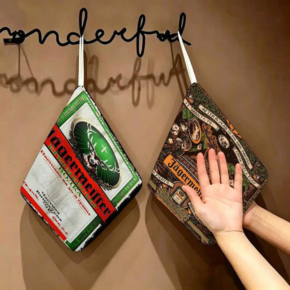 J-Jagermeister Anime Hanging Style Hand Wiping Towel, Polyester Cotton, Anti-fade for Indoor Kitchen Living Room