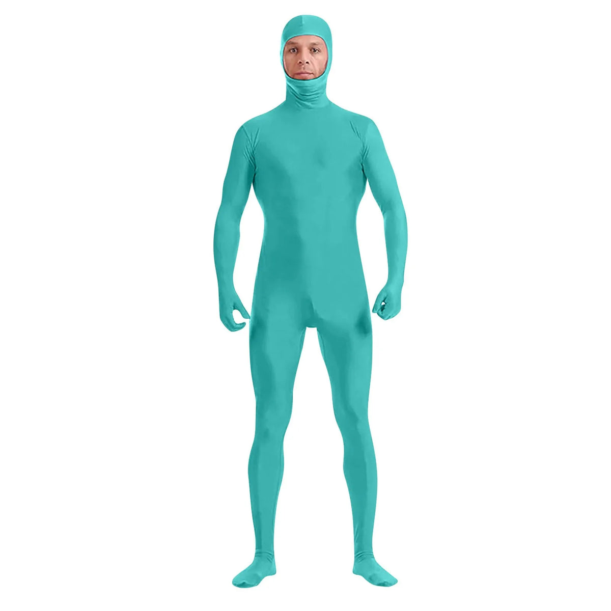 New Full Body Zentai Suit Costume For Halloween Men Second Skin Tight Suits Spandex Nylon Bodysuit Cosplay Costumes