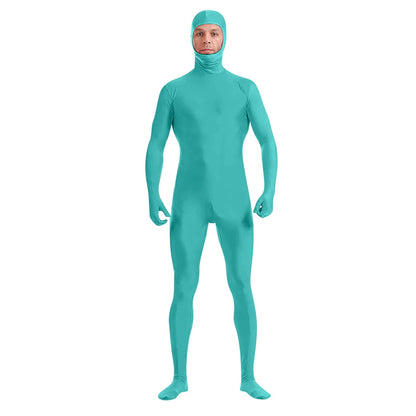 New Full Body Zentai Suit Costume For Halloween Men Second Skin Tight Suits Spandex Nylon Bodysuit Cosplay Costumes