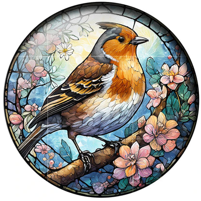Watercolor Flowers Birds Art Paintings 24pcs Mix 12mm/20mm/25mm Round Photo Glass Cabochon Demo Flat Back Making Findings H151