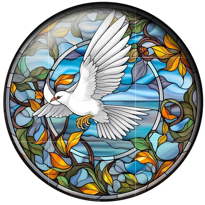 24 Style Fashion Bird Art Paintings 24pcs/lot 12mm/18mm/20mm/25mm Round Photo Glass Cabochon Demo Flat Back Making Findings H334