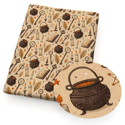 50*145cm Bat Pumpkin Halloween Polyester Cotton Fabric for Tissue Sewing Quilting Fabrics Needlework Material DIY Handmade