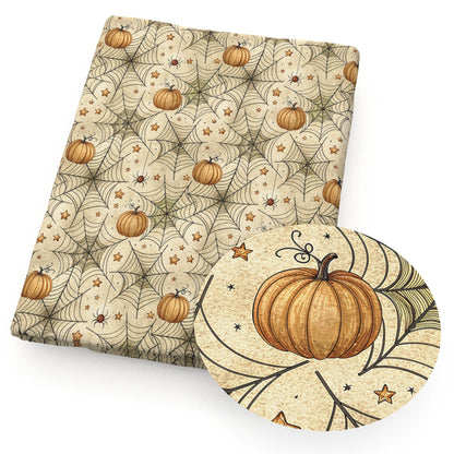 50*145cm Bat Pumpkin Halloween Polyester Cotton Fabric for Tissue Sewing Quilting Fabrics Needlework Material DIY Handmade