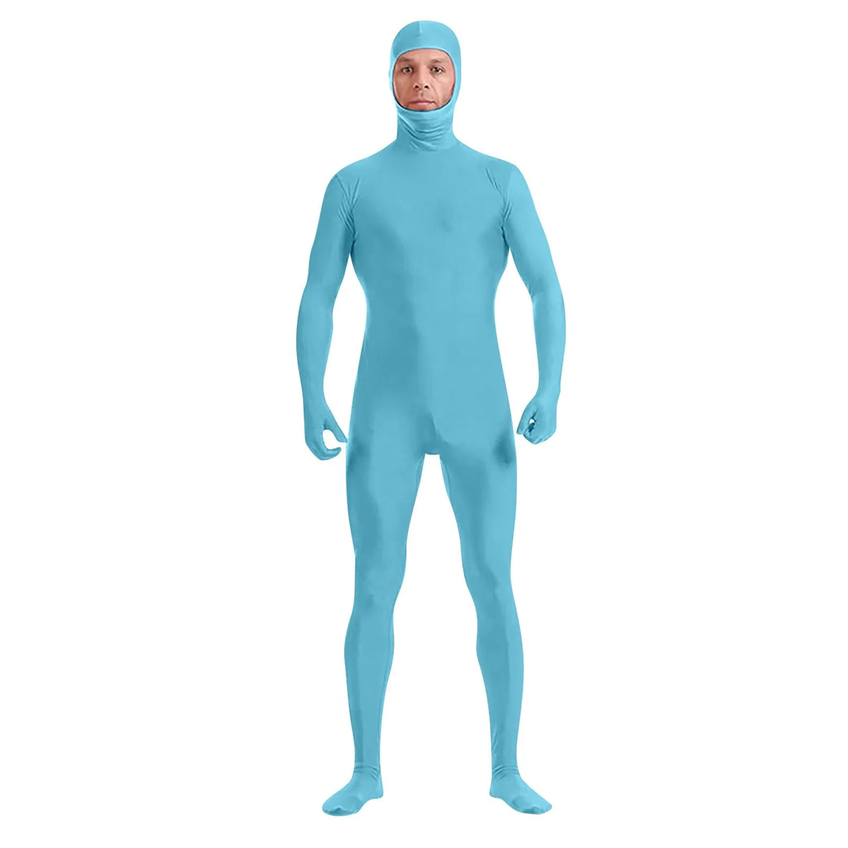 New Full Body Zentai Suit Costume For Halloween Men Second Skin Tight Suits Spandex Nylon Bodysuit Cosplay Costumes