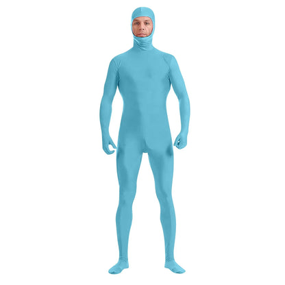 New Full Body Zentai Suit Costume For Halloween Men Second Skin Tight Suits Spandex Nylon Bodysuit Cosplay Costumes