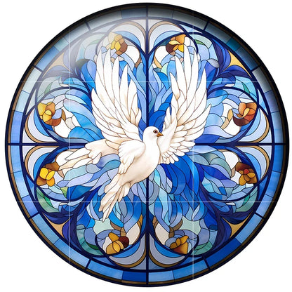 24 Style Fashion Bird Art Paintings 24pcs/lot 12mm/18mm/20mm/25mm Round Photo Glass Cabochon Demo Flat Back Making Findings H334