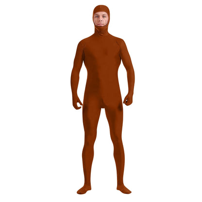 New Full Body Zentai Suit Costume For Halloween Men Second Skin Tight Suits Spandex Nylon Bodysuit Cosplay Costumes
